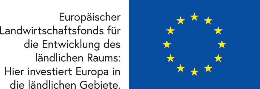 Biohof Gschwendt - Europäischer Landwirtschaftsfonds für die Entwicklung des ländlichen Raums: Hier investiert Europa in ländliche Gebiete. - Logo